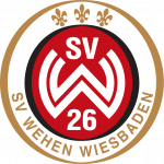 Logo des SV Wehen Wiesbaden - SV 26 mit 3 stilisierten Lilien